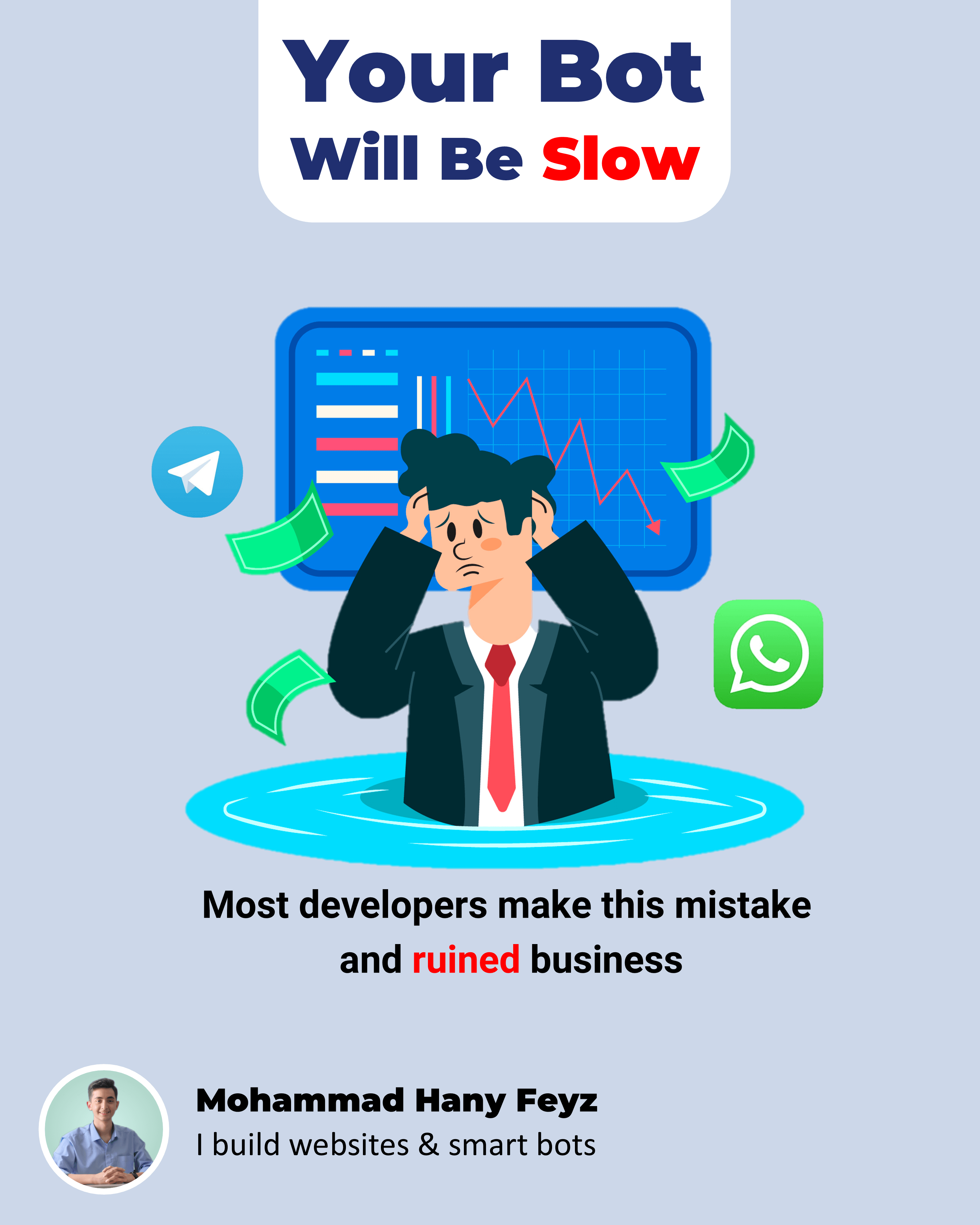 You're bot will be slow